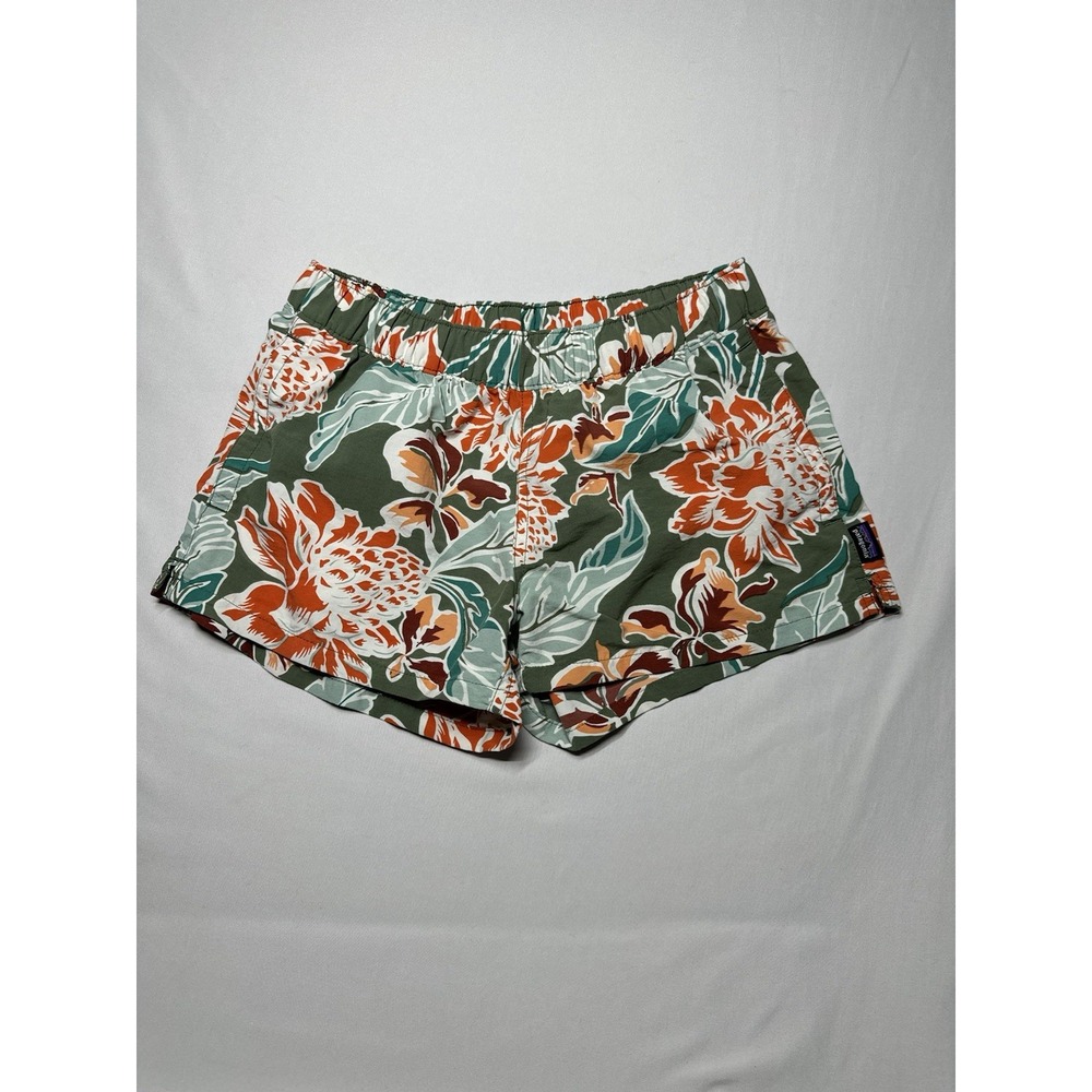 Patagonia Barely Baggies Shorts Women's XS Floral Print Outdoor Hike‎